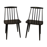 Vintage Scandinavian d77 of Folke Palsson chairs