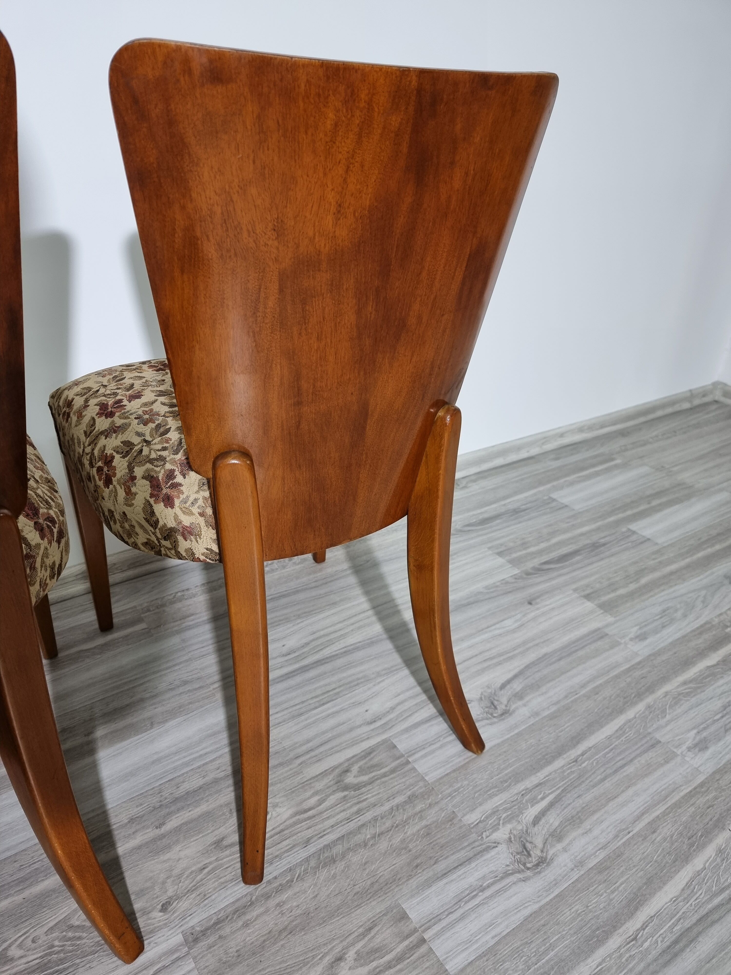 Dining chairs by Jindrich Halabala