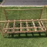 Wicker baby cot