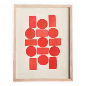 Peinture  abstraite 30x40