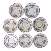 8 Henriot Quimper plates