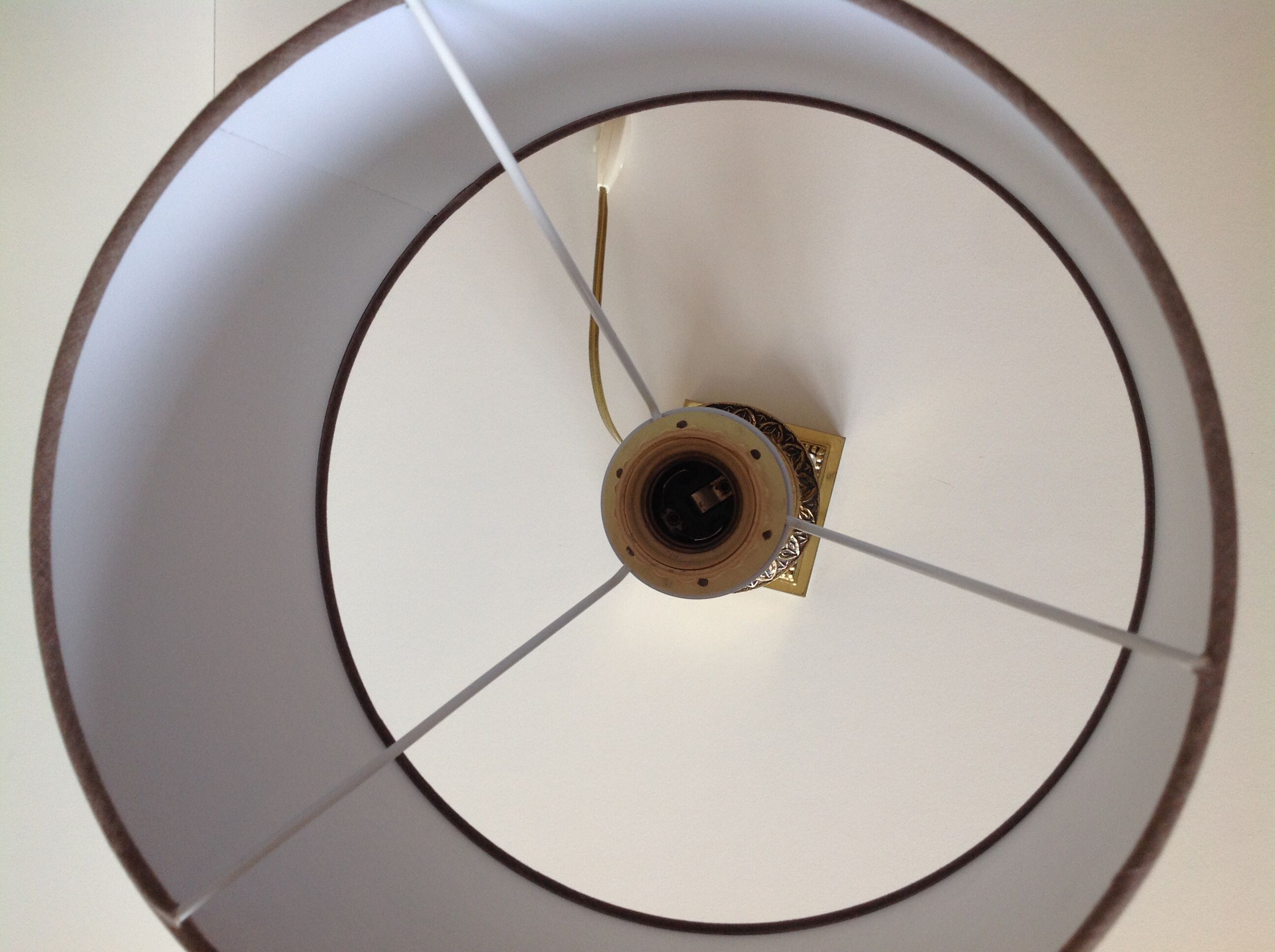 Lamp art deco crystal