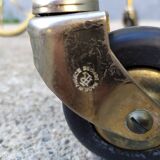 Golden brass cart