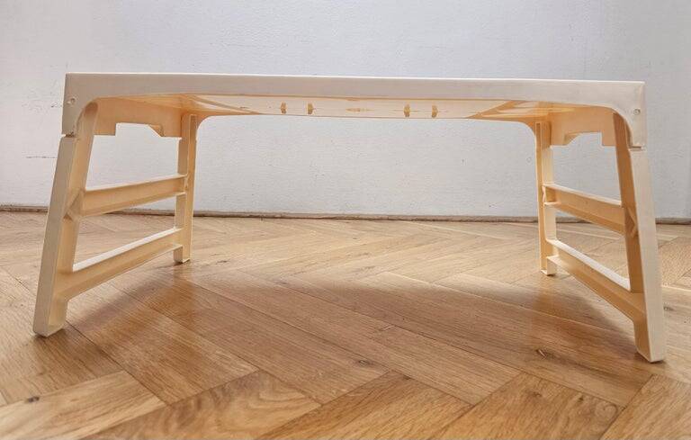 Midcentury Folding Bed Breakfast Table Tray Dansol, Canada, 1970s