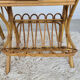 Pair of vintage rattan bedside table in 70s