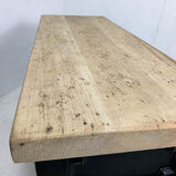 Century chopping block worktable butcher block kitchen island 20th