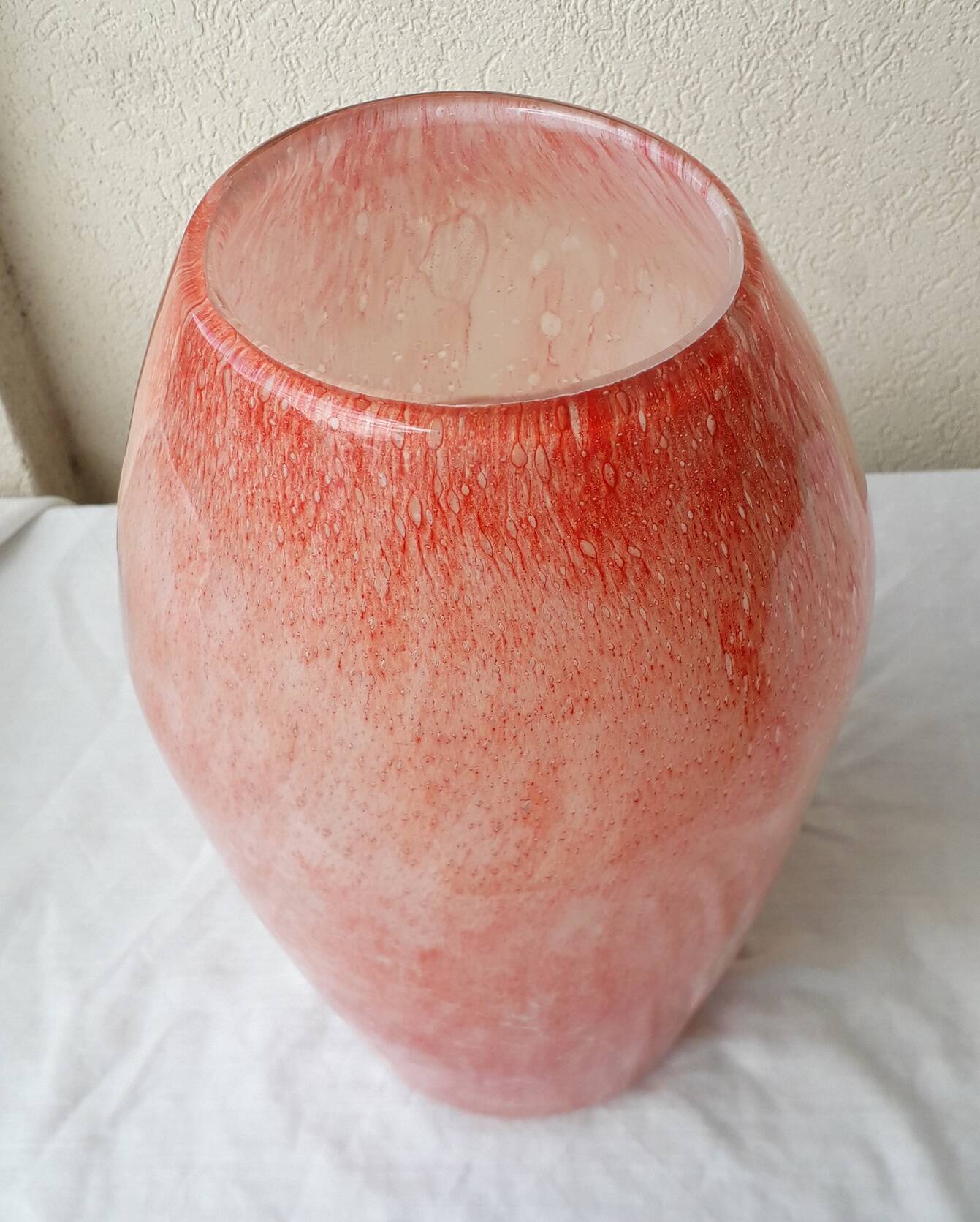 Blown glass vase