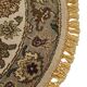 Turkish Handknotted Wool Oushak Rug 86 cm x 86 cm