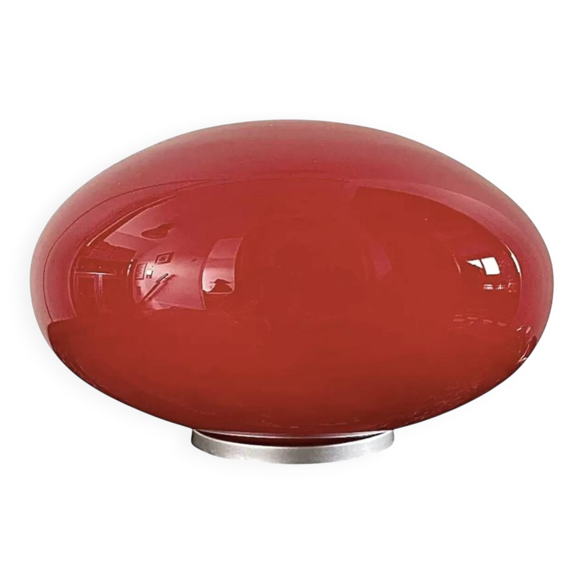 Lampe champignon rouge vintage