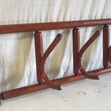 Wooden wall-mounted coat rack - late 20th century