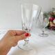 2 verres à eau vintage