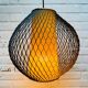 Lampe suspendue à gaze du milieu du siècle