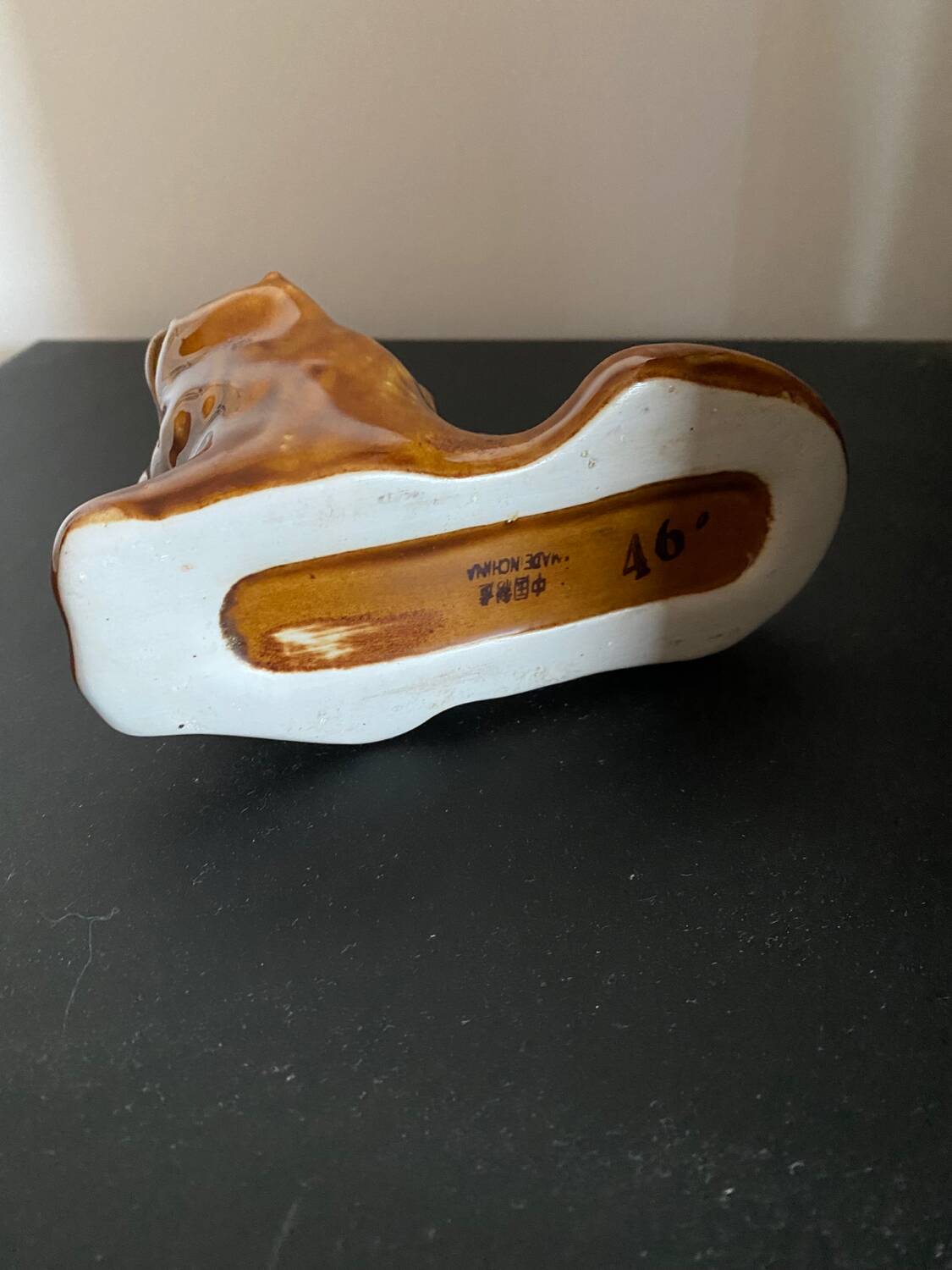 Cendrier céramique lion