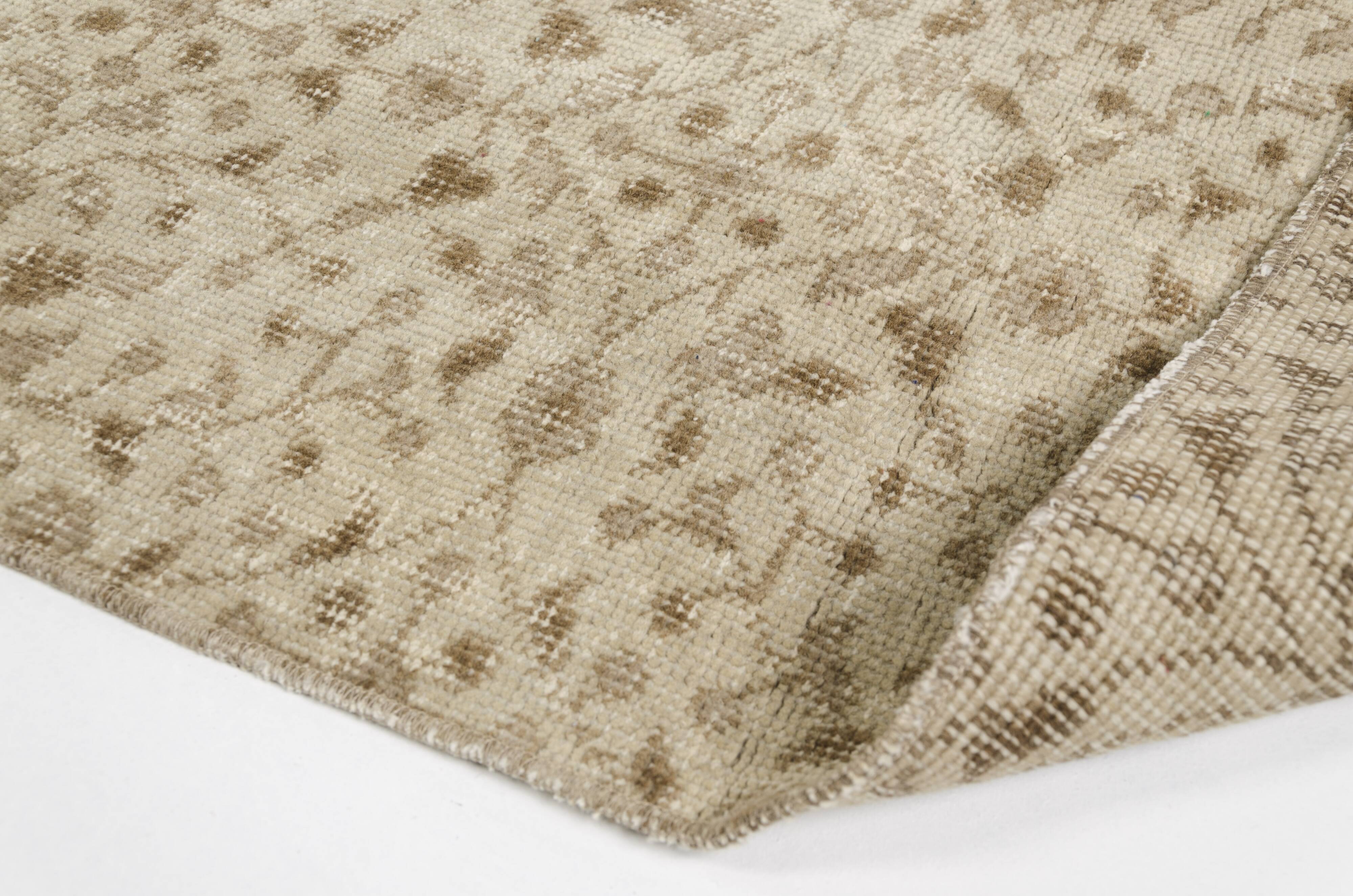 Oushak Pastel Hallway Runner Rug sku 1097