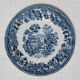 Set of 11 Churchill coffee cups with blue English patterns