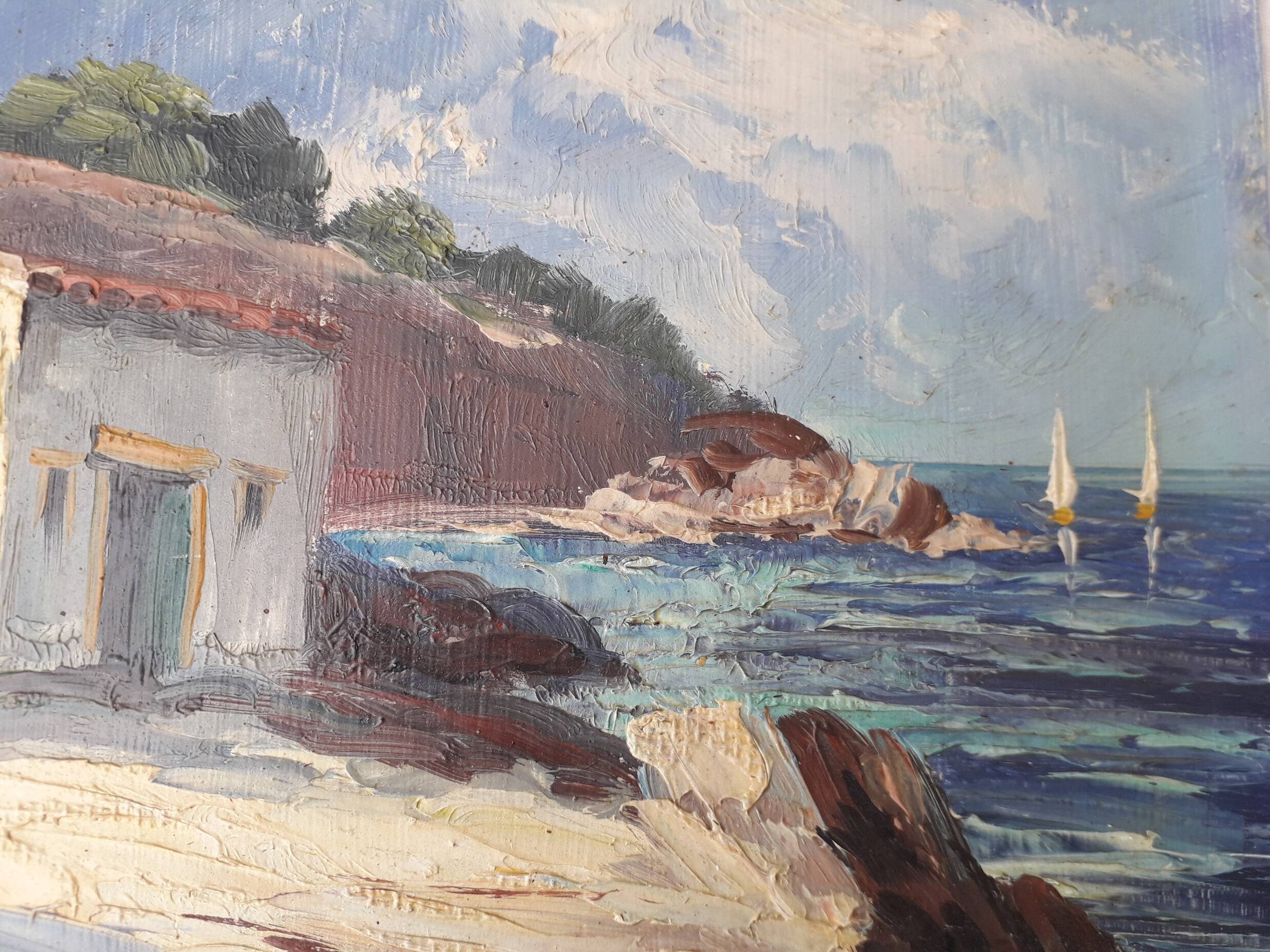 Seaside painting