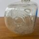 Bouteille pichet en verre bullé biot