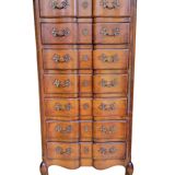 Louis XV natural wood weekly organizer