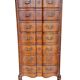 Louis XV natural wood weekly organizer