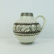 Vase Carstens keramik model 698-23 abstract decor in white and shades of brown