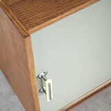 U-452 Green and White Sideboard by Jiri Jiroutek for Interier Praha 1960