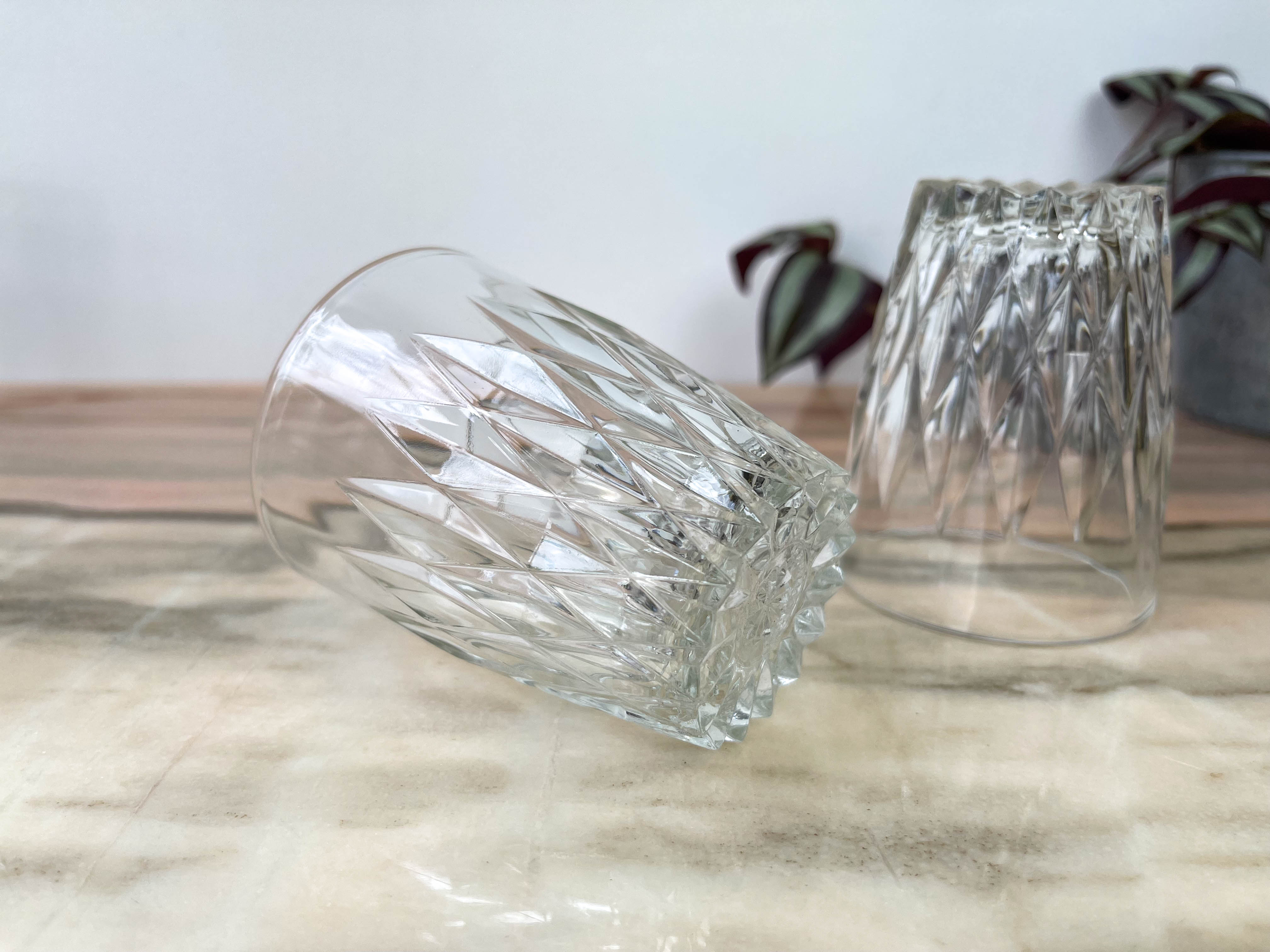 Set de 8 verres à eau années 60