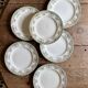 Lot de 6 assiettes plates anciennes - Bruges de Longwy