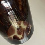 Vase XL verre macchia a macchia écaille design italien 1970