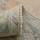 7x10 Light Yellow & Beige Vintage Rug 203x297Cm SK 21426