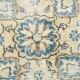 4x7 Rustic Blue & Beige Handmade Persian Rug, 112x212Cm SK 17715