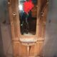 Coat rack "1900" in caning