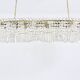 J.T. Kalmar Josef Frank 58" Zeppelin Crystal and Brass Chandelier, Vienna, 1950s
