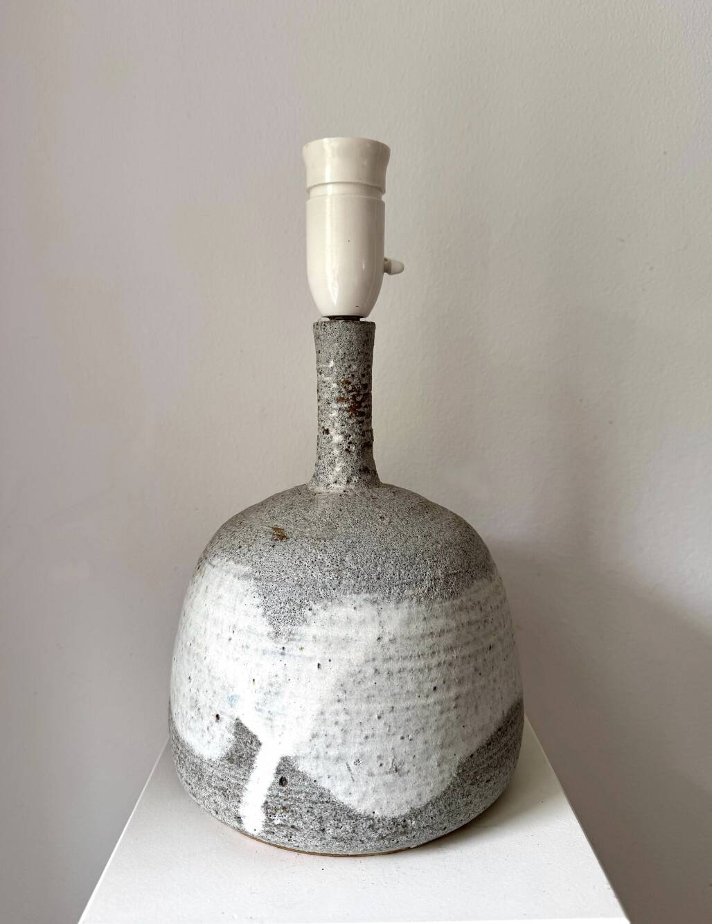 Danish Stoneware Table Lamp Visby / Tjæreborg: 1970s Scandinavian