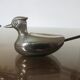 Salt, pepper "duck" silver metal 70s
