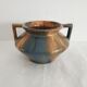 Small vintage vase pansu with two handles