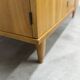 Scandinavian 3-door wardrobe in blond teak