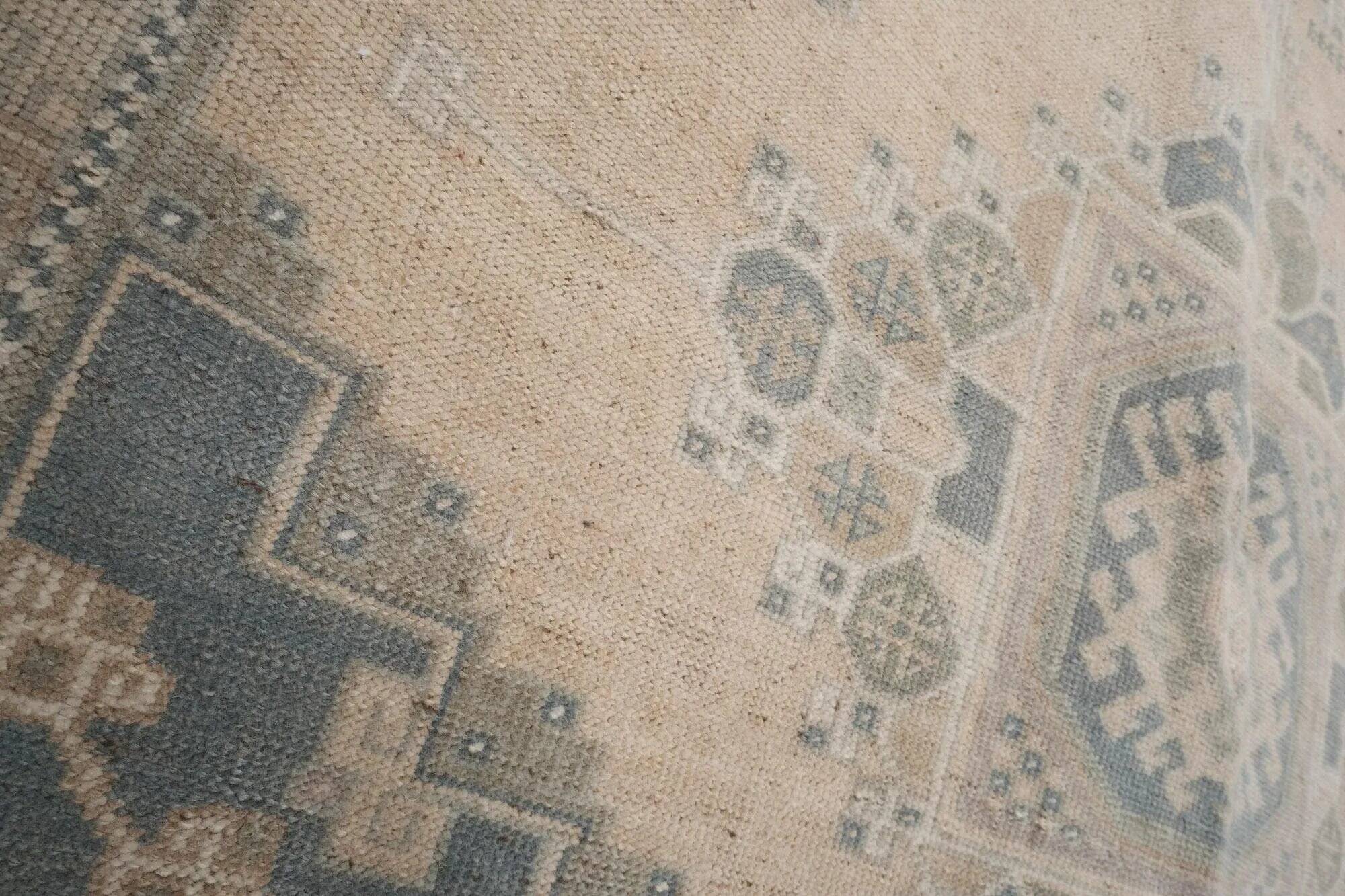 Vintage Turkish hallway rug 141x263 cm