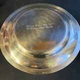 Large round serving dish – Silver-plated metal – Christofle