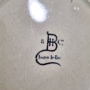 Duo d’assiettes en barbotine