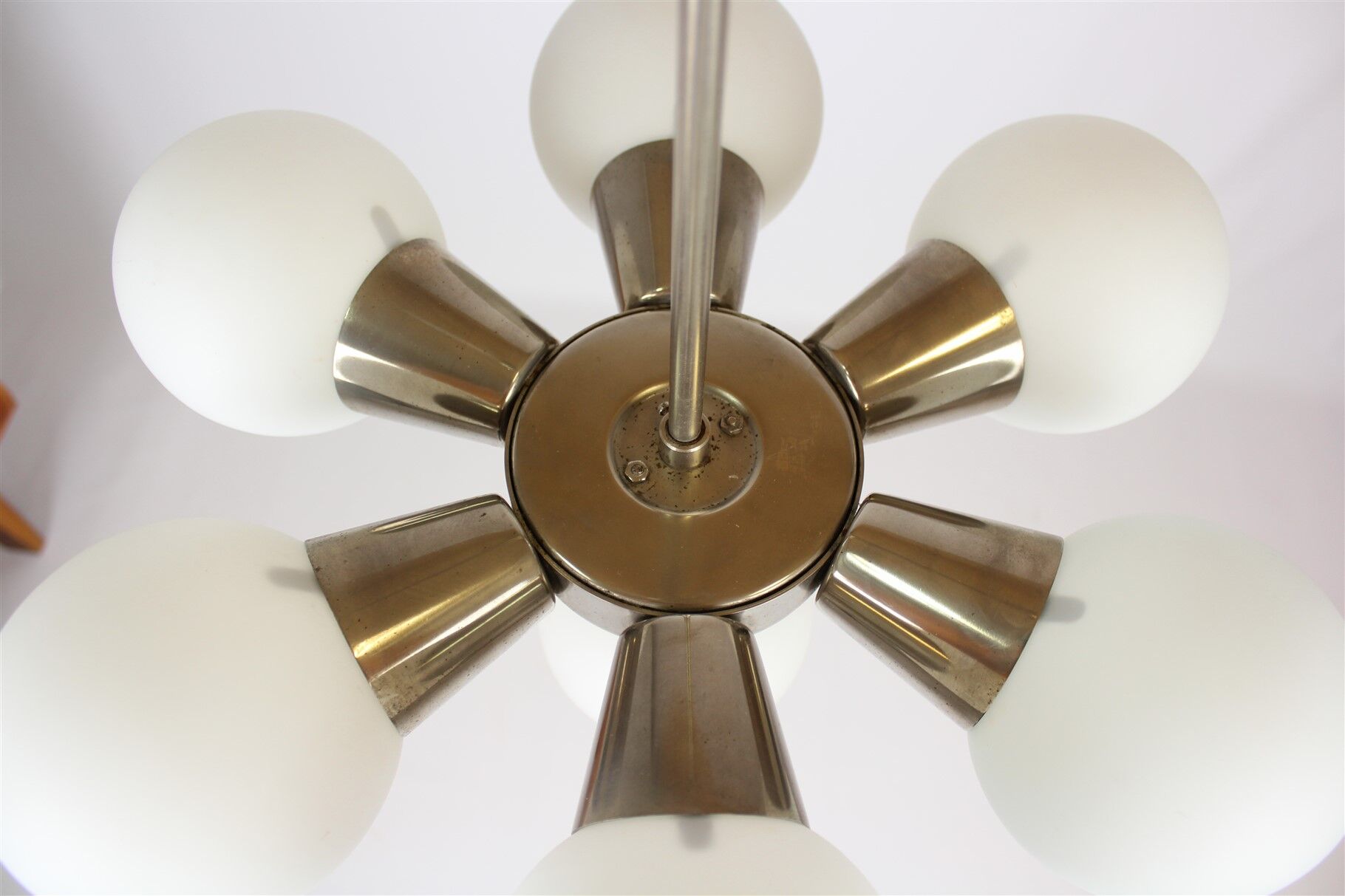 Sputnik Chandelier from Kamenický Šenov, 1970s