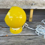 Magnetic wall lamp enamel yellow abo 1960