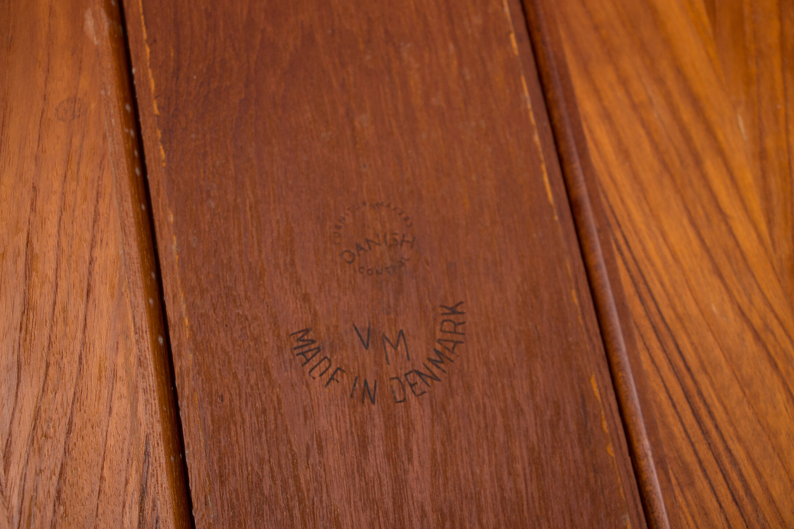 Danish teak table model "elevator" adjustable high and low, Kai Kristiansen, V.M.Mobler 1960