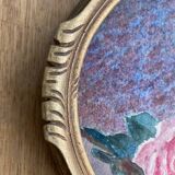 Framed watercolor “Roses” from the 20s/30s