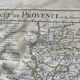 Map of Provence and adjacent territories 1715