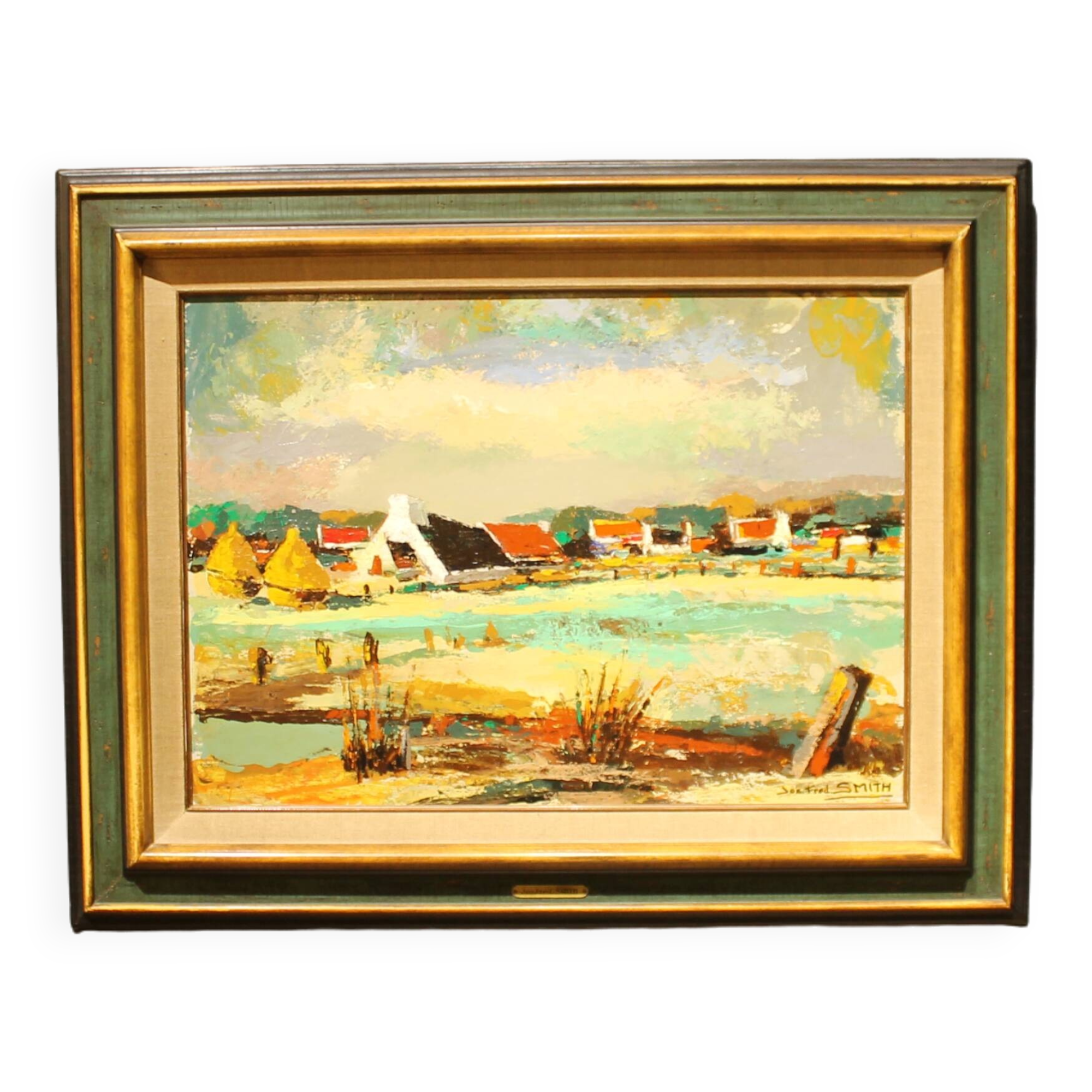 Landscape painting by Jos Fred Smith