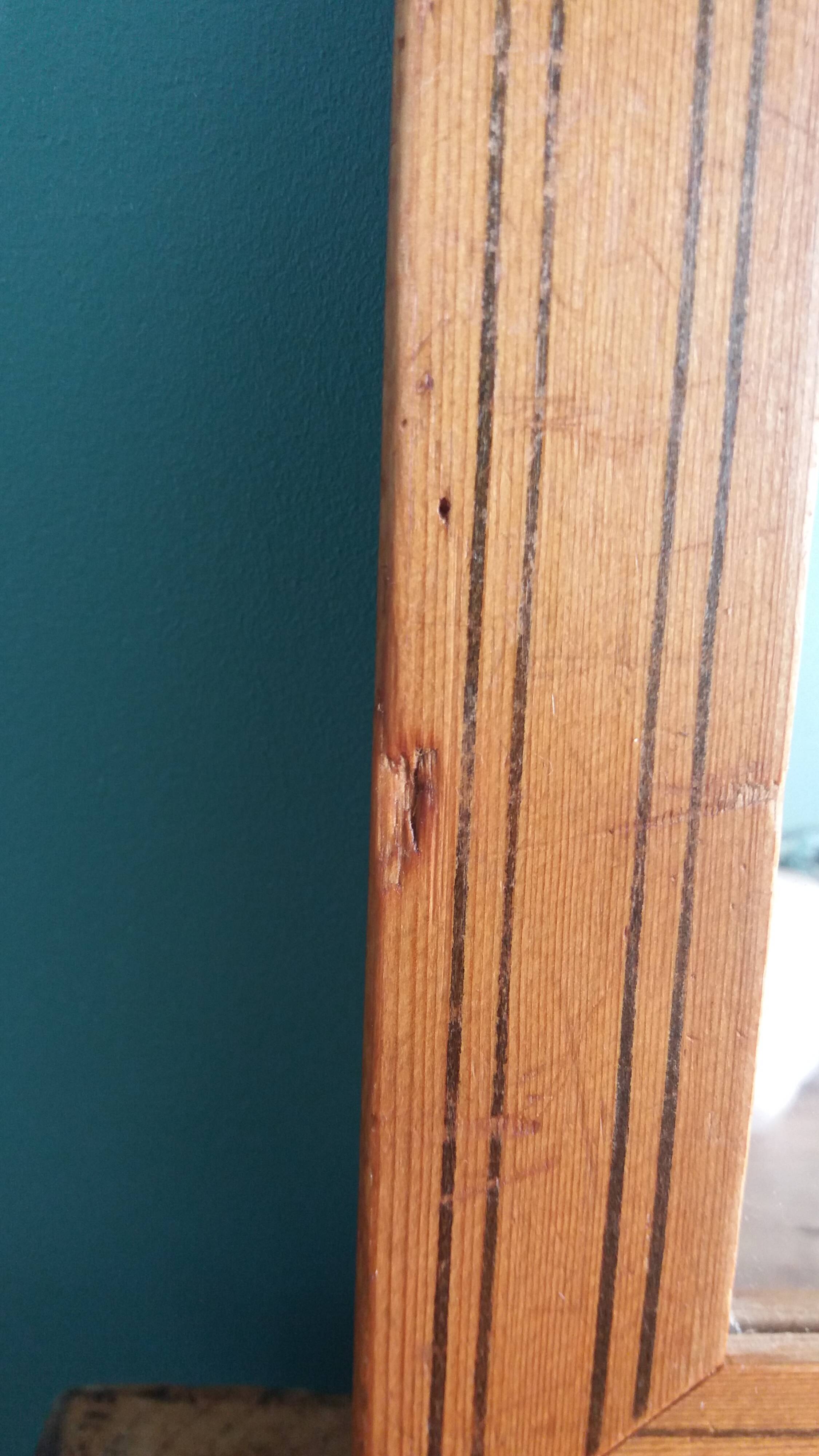 Wooden framed mirrors