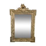 Napoleon III mirror with pediment - 92x63cm