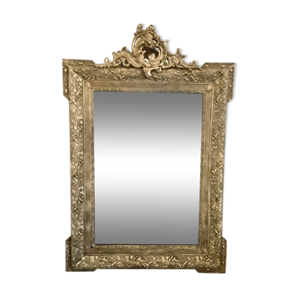 Napoleon III mirror with pediment - 92x63cm
