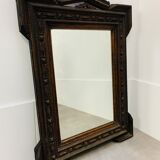 Mirror "tramp art" folk art 103 x 76 cm.