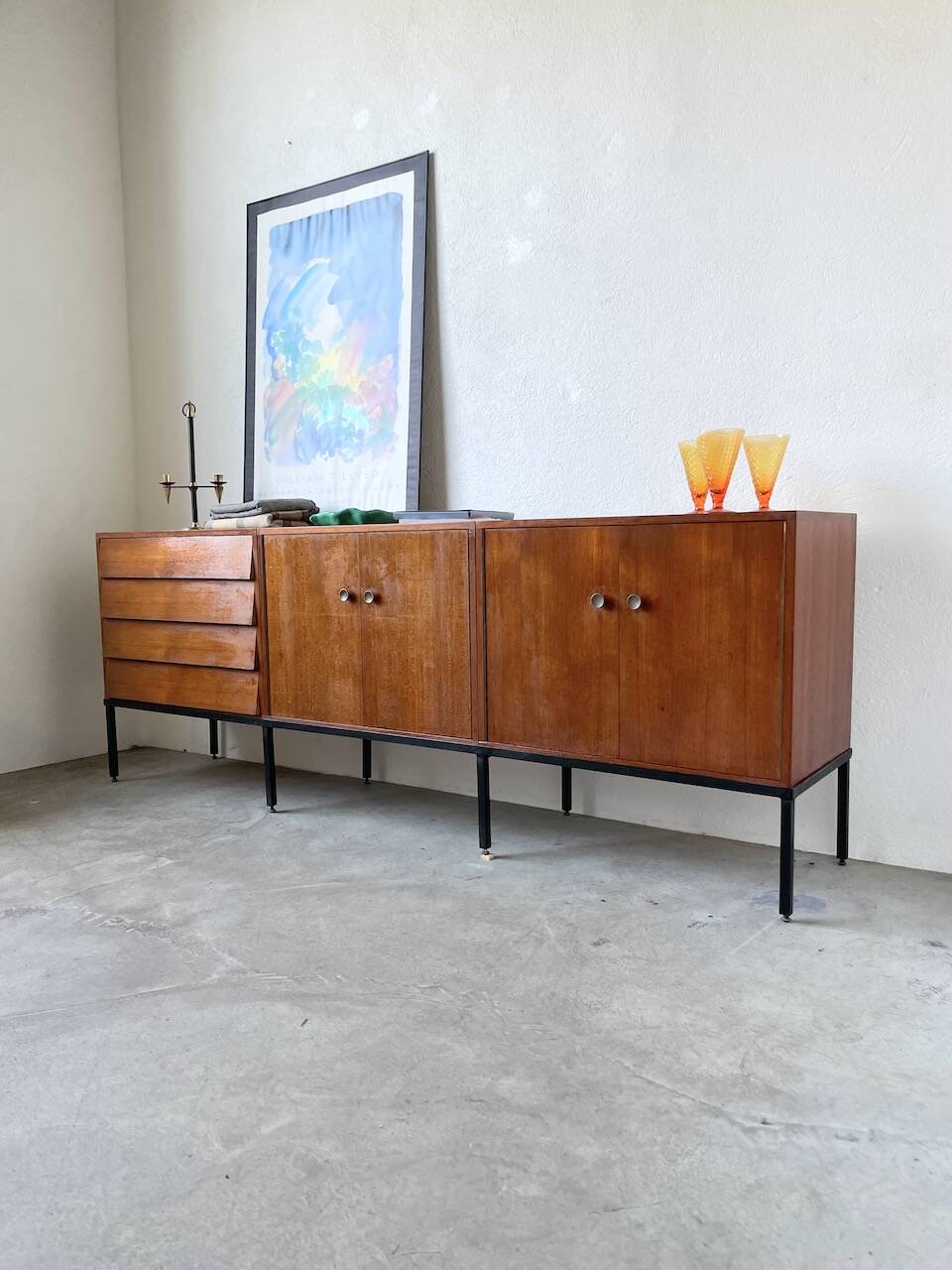 Vintage 50s modernist sideboard